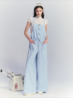 Cotton Drawstring Jumpsuit