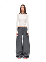 Modern Contrast-trim Regular-shoulder T-shirt