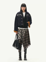 Double Placket Denim Jacket