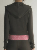 Cropped Zip Hoodie
