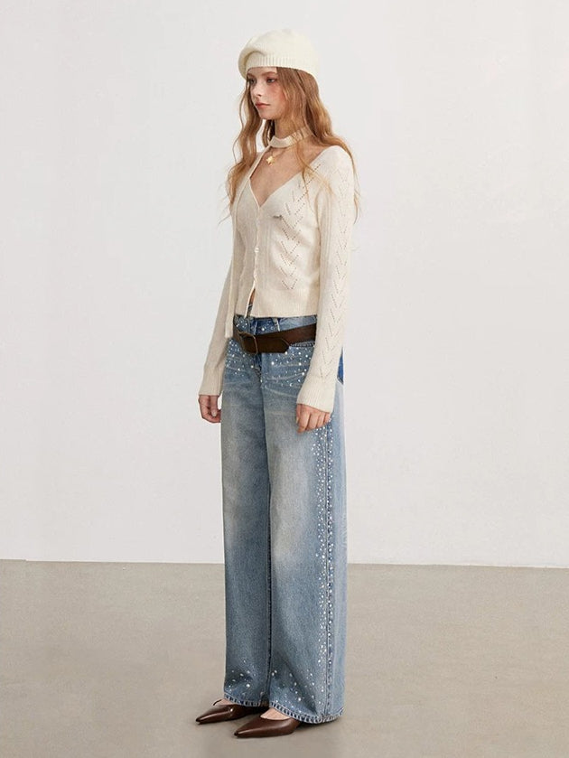 Reversible Cutout Knit Top