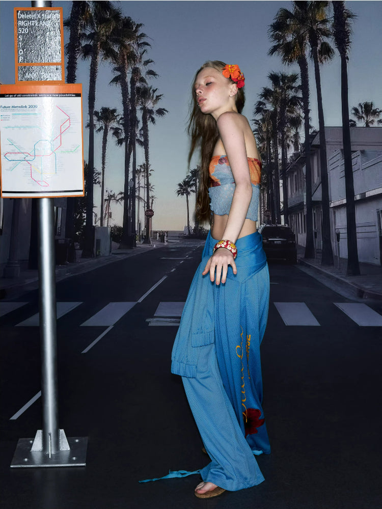Summer Island Wide-Leg Pants