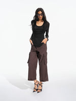 Detachable Strap Cargo Pants