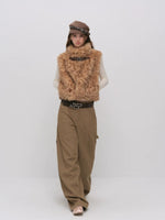 Vintage Suede Beret Hat