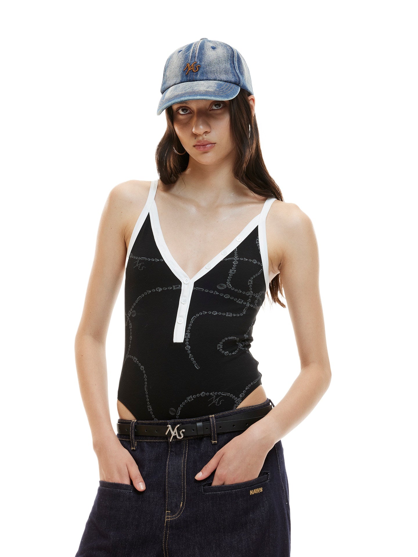 Beverly V-Neck Bodysuit