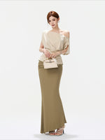 Asymmetric Knit Shoulder Top