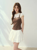 Floral Patchwork Layered Lace Tee