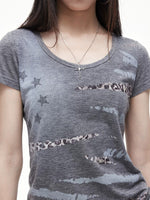Contrast Graphic T-Shirt