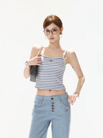 Striped Halter Top