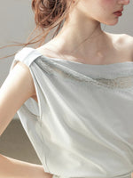 Lace One Shoulder Top
