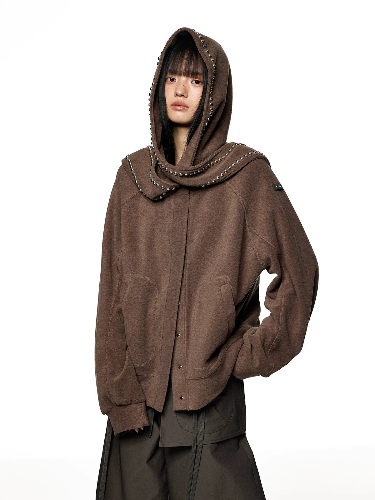 Rabbit Ear Rivet Hoodie