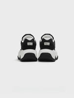 Black Wave Platform Sneakers