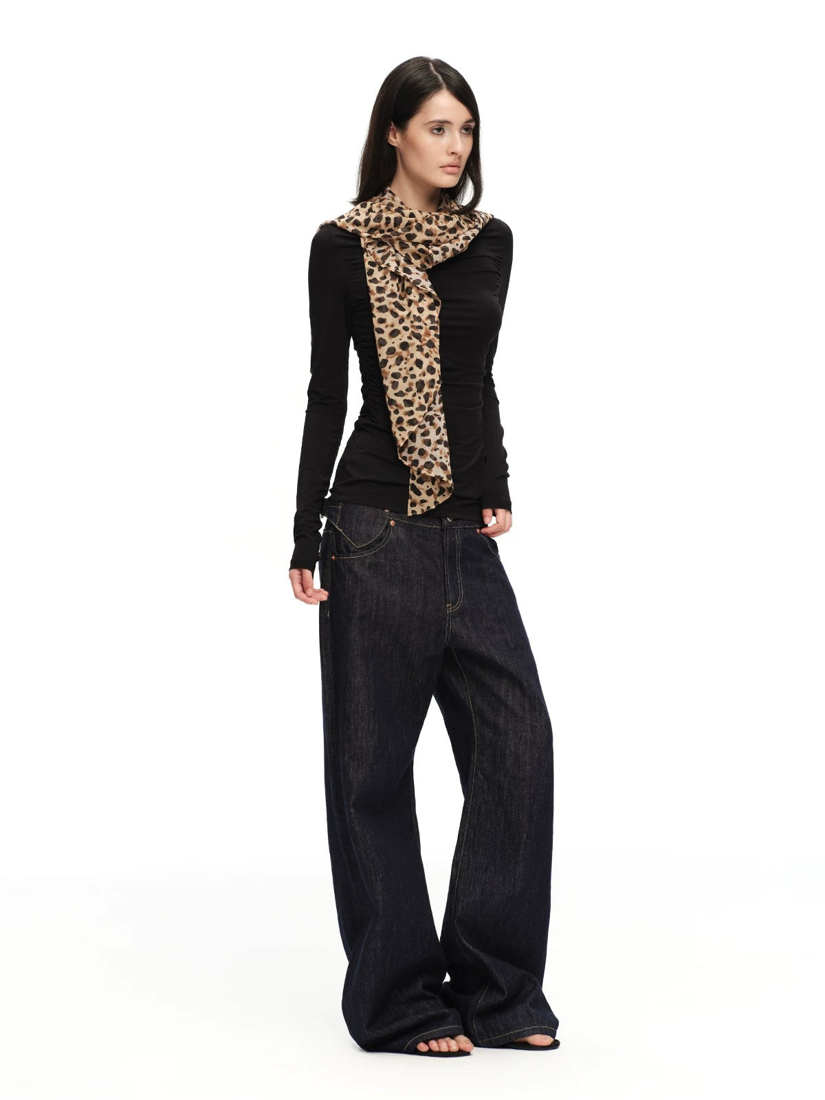 Modal Ruched T-Shirt