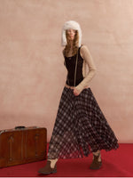 Contrast Layered Vest Sweater