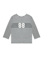 Printed Striped Knitted Sweater