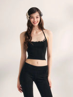 Lazy Weekend Beaded Tank Top & Yoga Pants Set