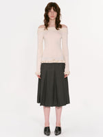 High-End Wool Off-shoulder Knit