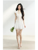Tie-Waist Ruffle Skirt Set