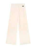 Wool Blend Cable Knit Hoodie and Pants Set