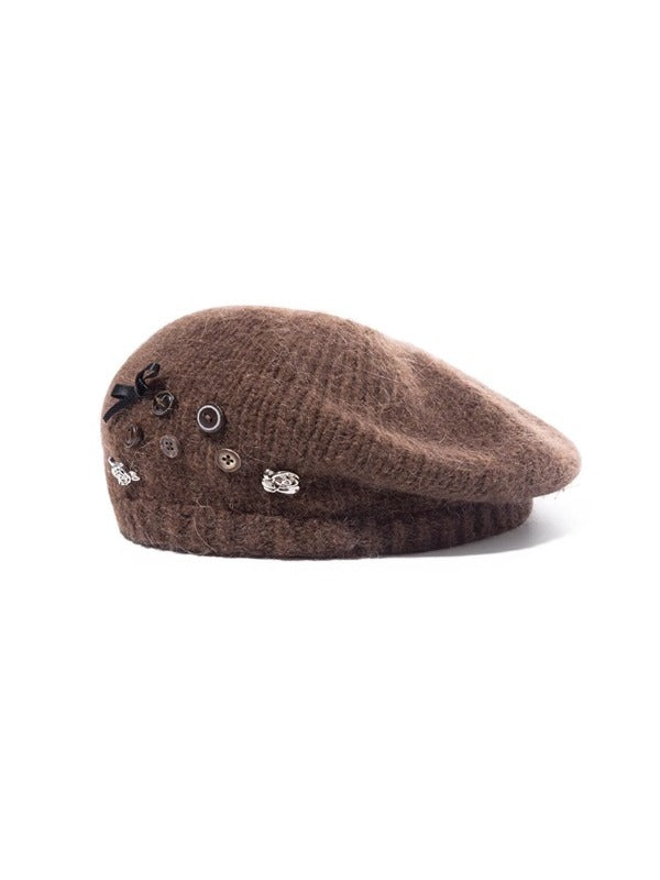 Wool Knit Beret