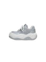 Silver Wave Sneakers