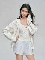 Bear Print Hoodie
