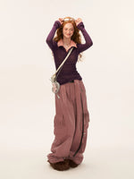 Fringed Corduroy Straight-Leg Pants