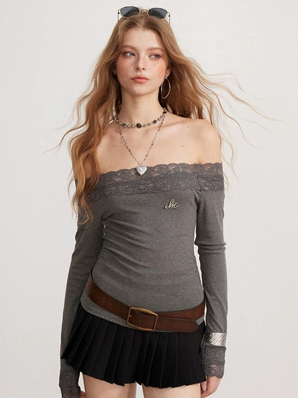 Lace Off Shoulder Top