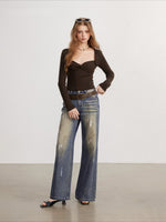 Twist Square-Neck Top