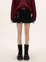 Ruched Tulip Bodycon Mini Skirt