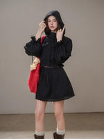 “Reading Time” Cotton Trench & Skirt Set
