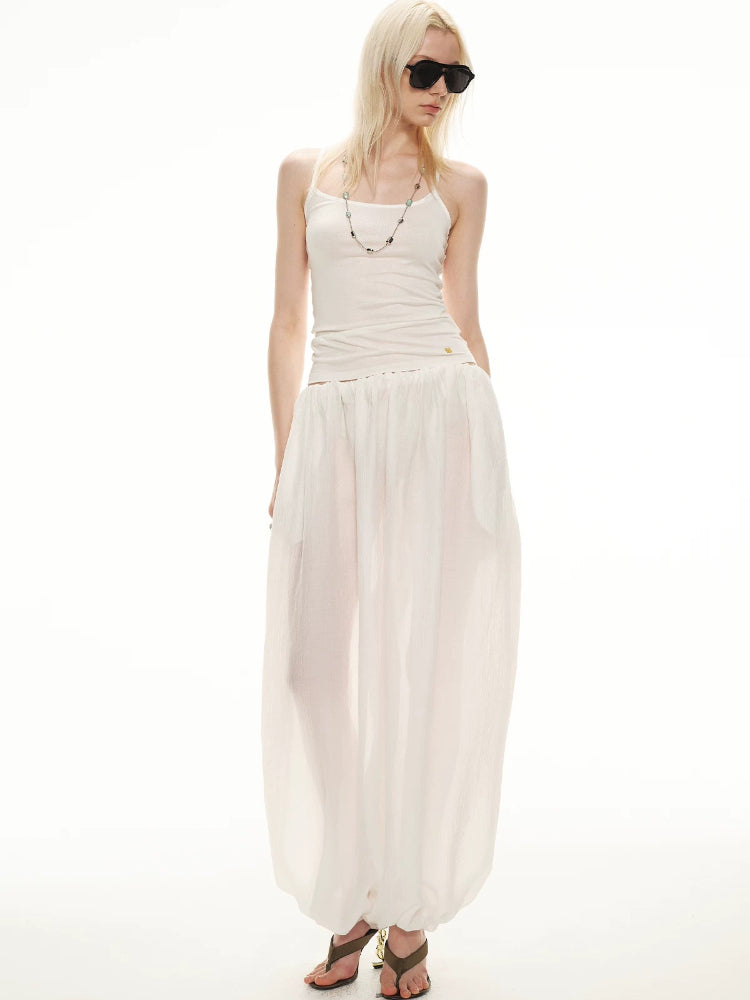 Airy Balloon Wide Pants