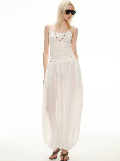 Airy Balloon Wide Pants