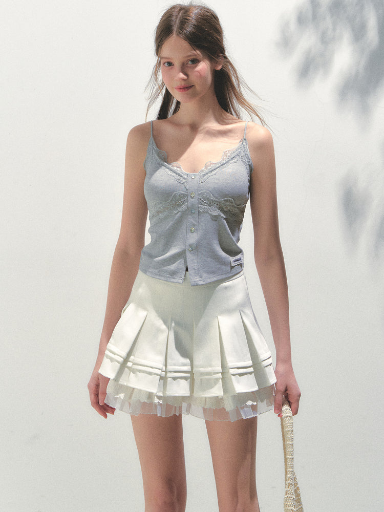 Built-in Bra Lace Camisole