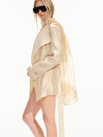 Acetate Trench Coat