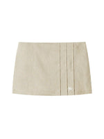 Club Badge A-line Mini Skirt