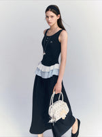 Lace Ruffle Maxi Dress
