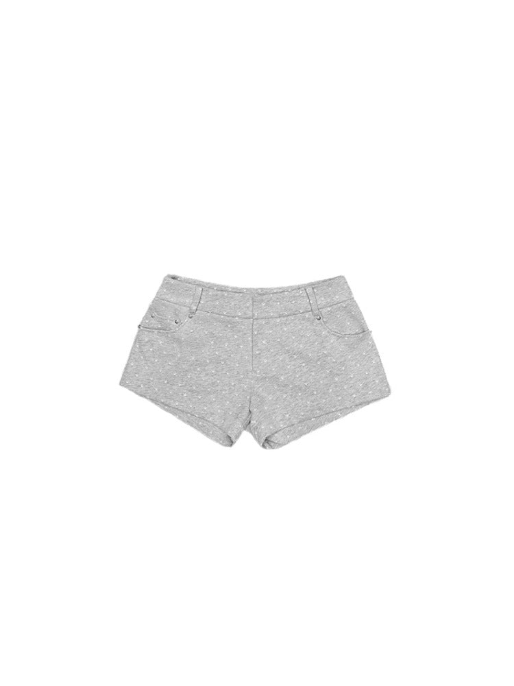 Cat Paw Polka Dot Sweatshorts