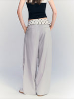 Polka Dot Straight Pants