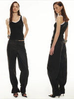 Sequin Contrast Tank Top