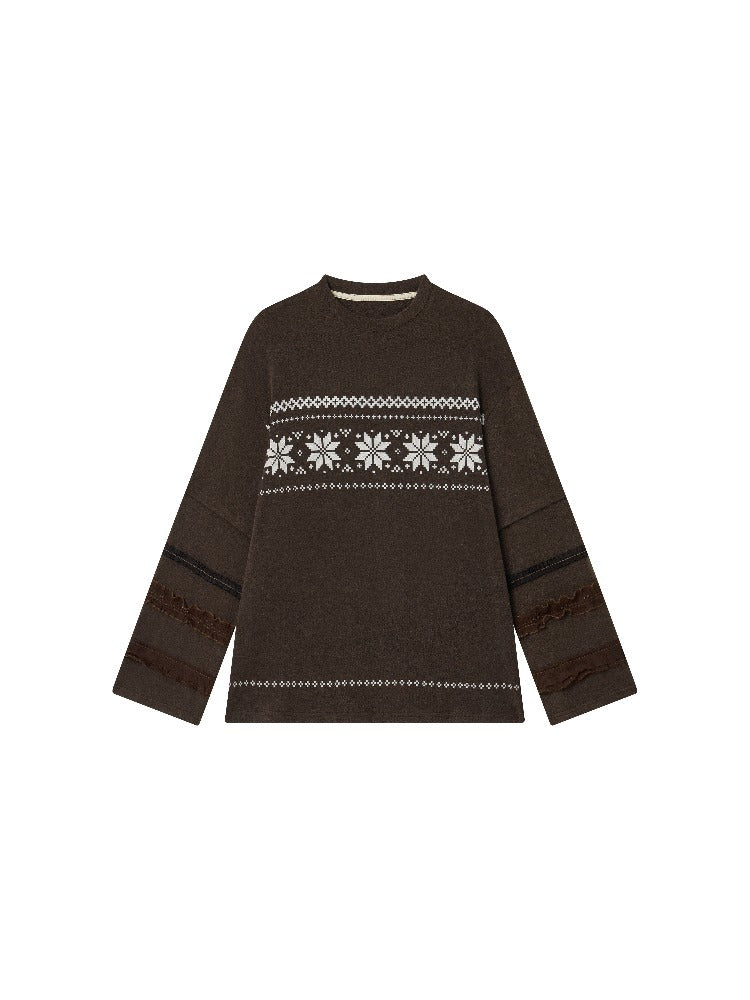 Fair Isle Layered T-Shirt