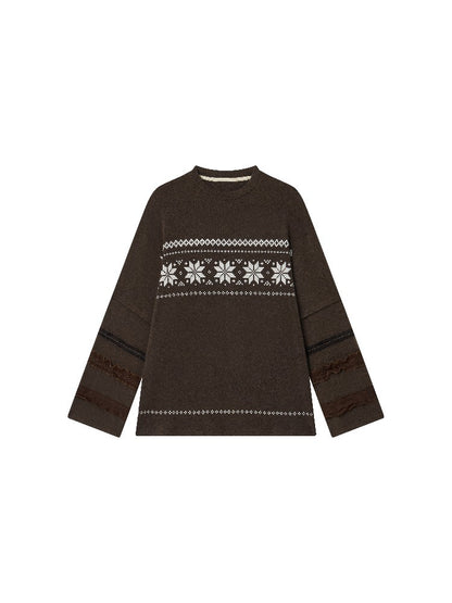 Fair Isle Layered T-Shirt