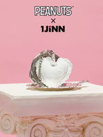 Snoopy Heart Lace Padded Charm