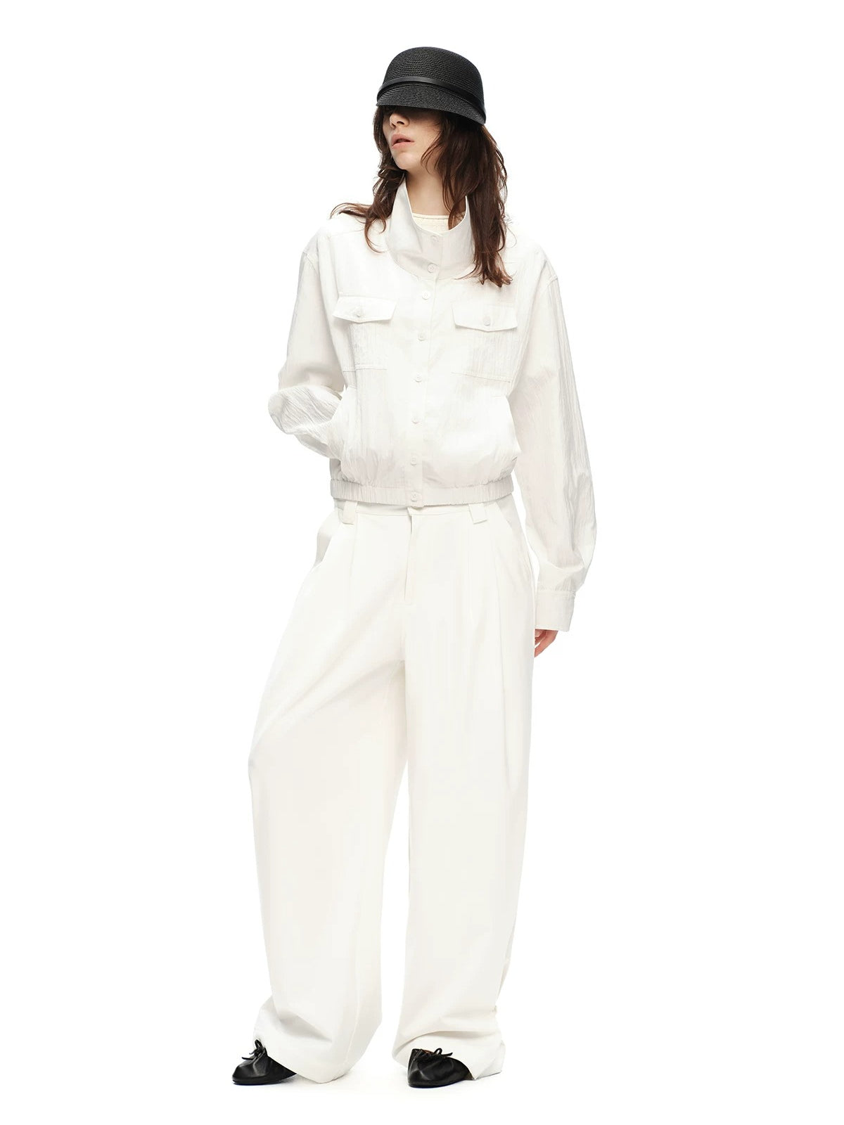 Double Pleated Pants