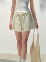 Sea Salt Flavor Printed Short-Sleeve Tie T-shirt & Skirt Set