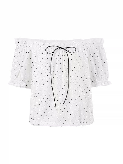 Polka Dot Bow Set
