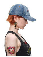 Washed Denim Cap