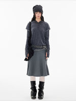 Star Button Layered Henley Top